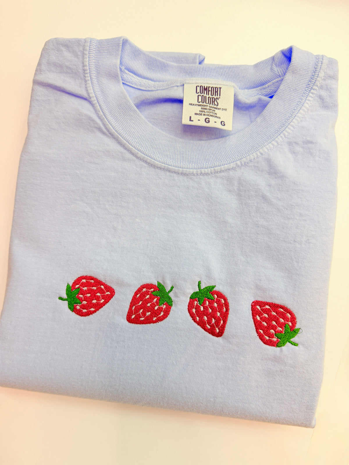 Strawberry Embroidered Tee