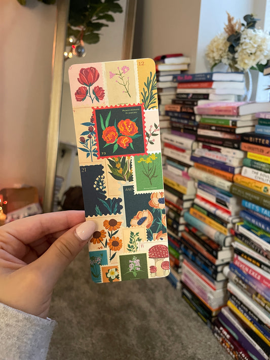 Floral Stamp Bookmark