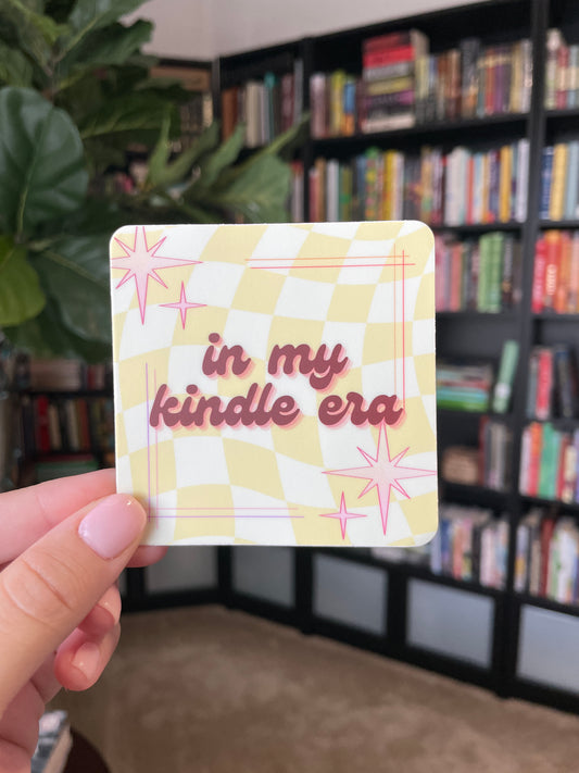 In My Kindle Era Square Sticker