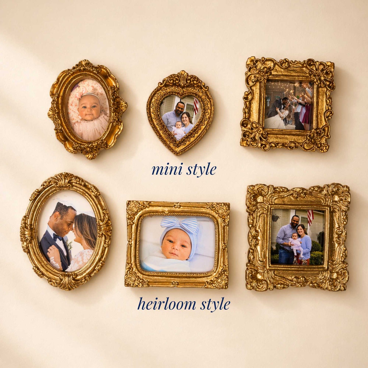 Custom Vintage Photo Frame Magnets