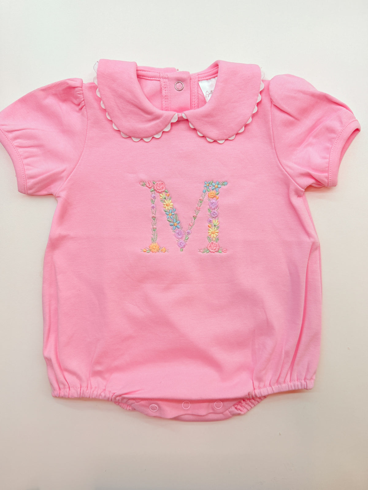 Personalized Scalloped Bubble Romper