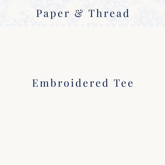 Embroidered Tee