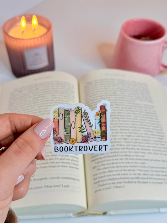 Booktrovert Sticker