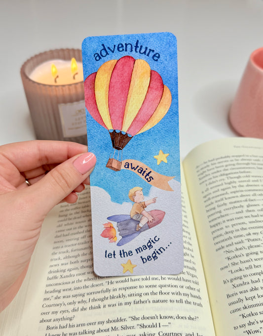Adventure Awaits Bookmark