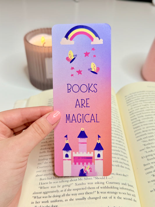 Books are Magical Castle Bookmark