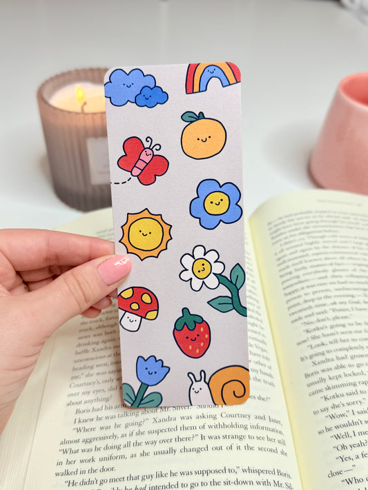 Cartoon Summer Bookmark