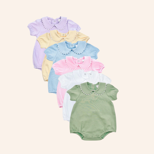 Personalized Scalloped Bubble Romper